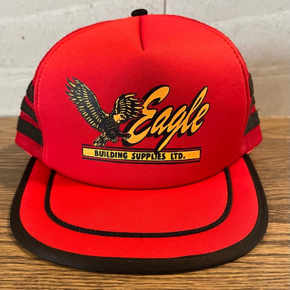 Vintage Headline Headwear Eagle Supplies LTD. Snap Back Hat